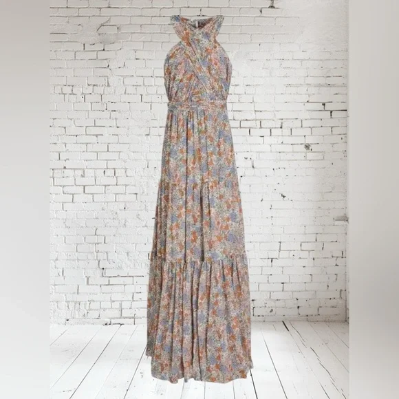 Veronica Beard Floral Silk Chiffon Sleeveless Maxi Dress. Like New. Size:00 - Picture 7 of 15